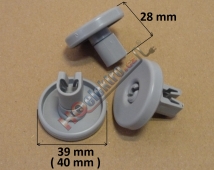 KOLEČKO SPODNÍHO KOŠE MYČKY AEG  / ELECTROLUX ( průměr 4 cm !!  )