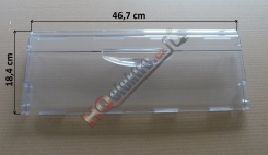 Přední čelo / odklop - kryt - plexi šuplíku ( šuplík ) EUROTECH ( rozměr 18,4 x 46,7 cm )