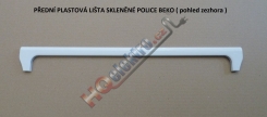 Přední plastová lišta skleněné police do lednice BEKO 1 ( délka 45 cm ) POSLEDNÍ KUS