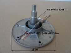 Příruba 2 - hřídel  bubnu do pračky ARDO , EUROTECH ( průměr 13cm / na ložisko 6203 !! )