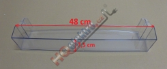 Prostřední přihrádka dveří lednice ROMO řady RCA...  ( výška 7,5 cm )