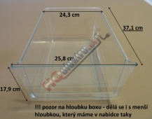 ŠUPLÍK - KASTLÍK - BOX NA ZELENINU LEDNICE LIEBHERR - délka 37,1 cm ( šíře lednice 60 cm )