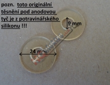 Těsnění anody - pod anodovou tyč TATRAMAT ( potravinářský silikon !!! )